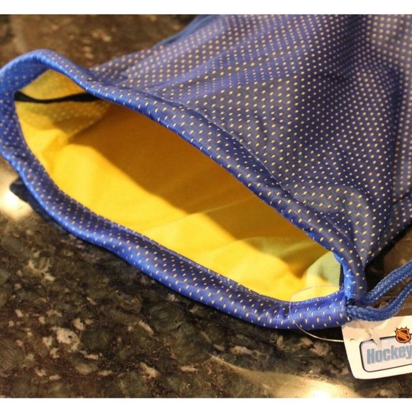 ST LOUIS BLUES BACKSACK CINCH BAG DRAWSTRING TOTE - Picture 3 of 4